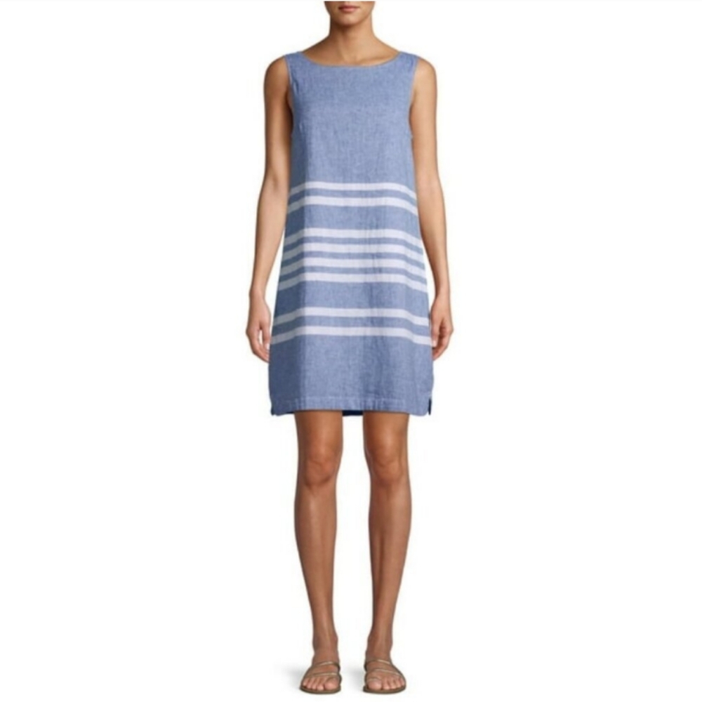 Beachlunchlounge Linen Cotton Blend Dress Size Medium